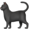 Black Cat emoji on Apple